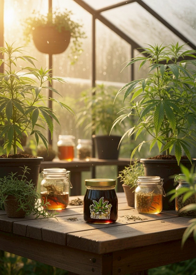 กัญชงดองน้ำผึ้ง