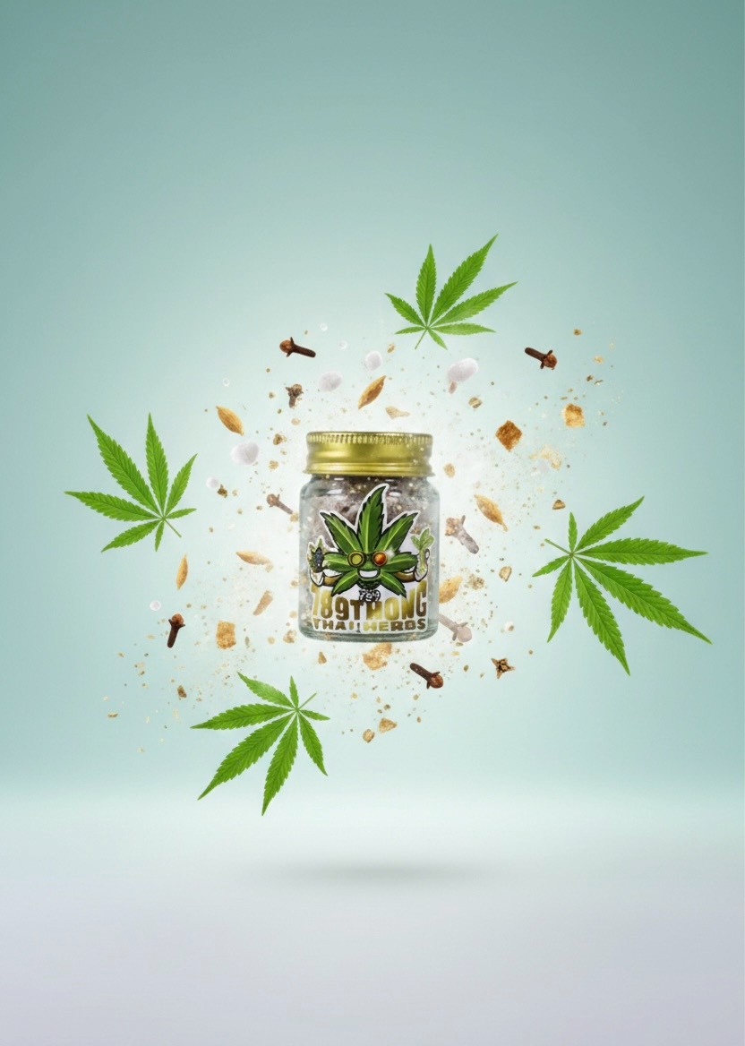 ยาดมสมุนไพรกัญชง