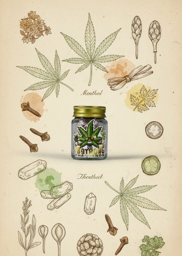 ยาดมสมุนไพรกัญชง