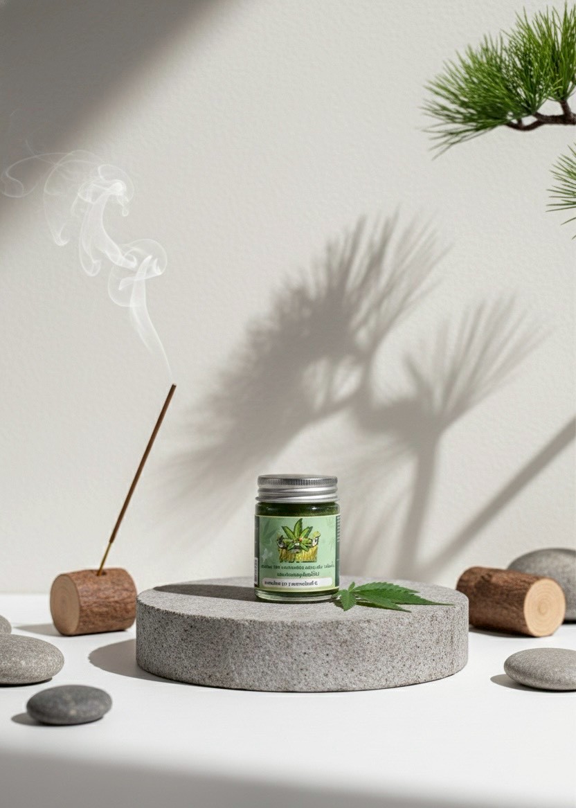 ยาหม่องสมุนไพรกัญชง