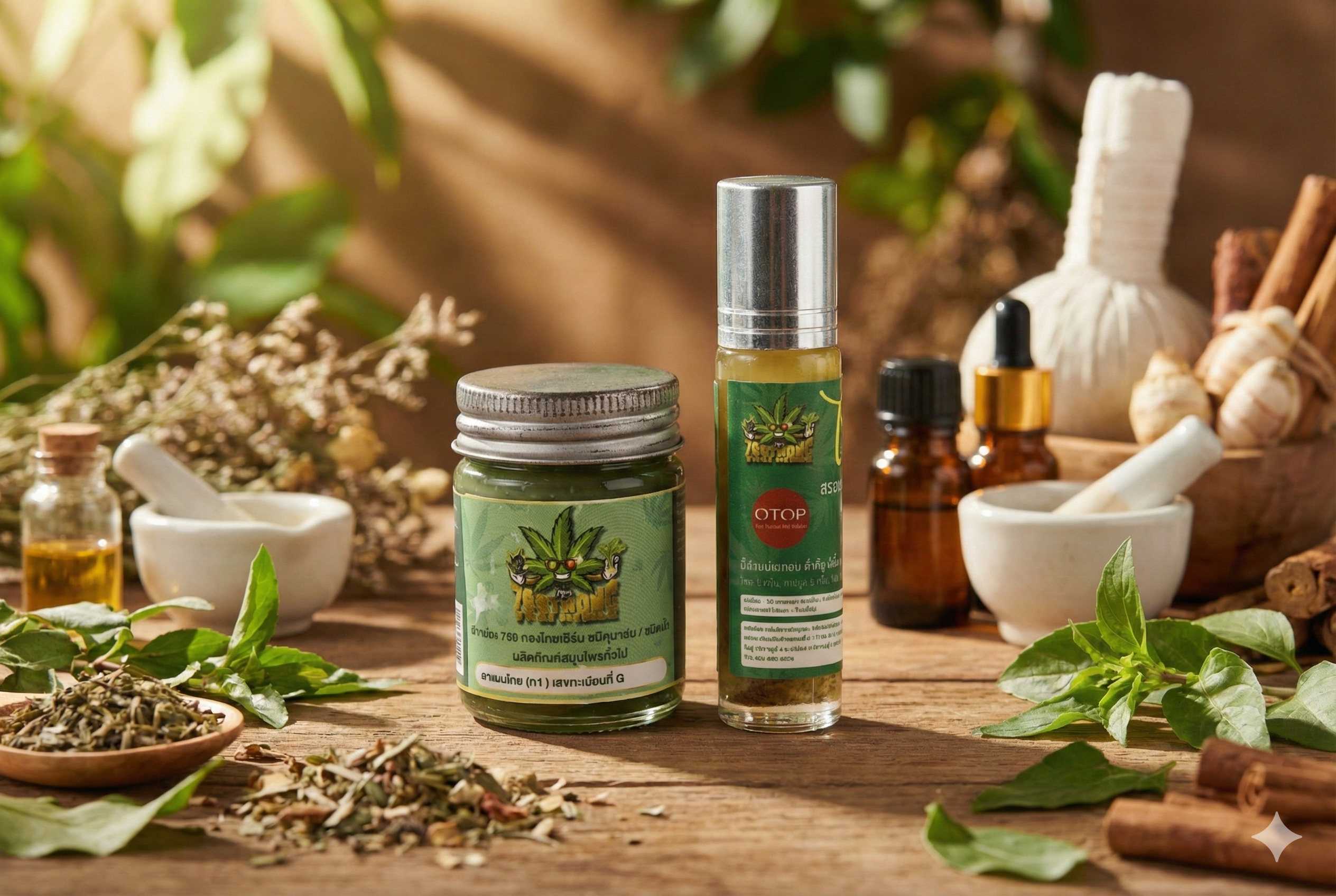 เซ็ตสมุนไพรประจำบ้าน