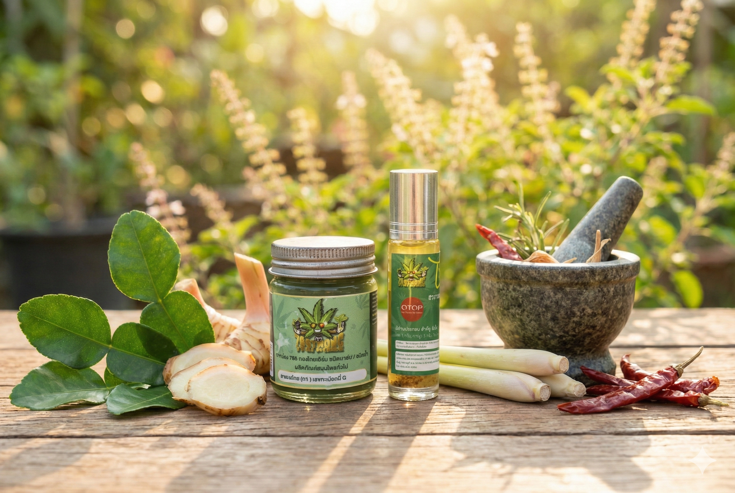 เซ็ตสมุนไพรประจำบ้าน