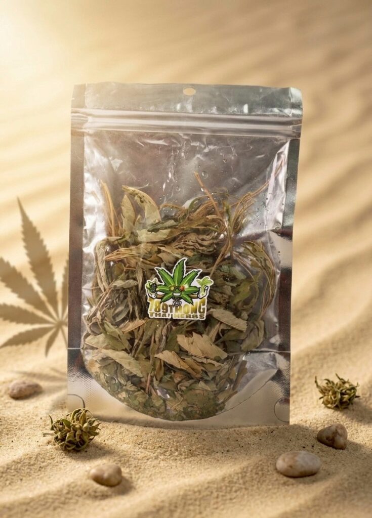 ใบกัญชงอบแห้ง