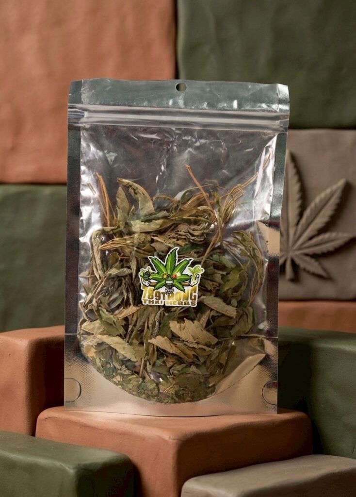 ใบกัญชงอบแห้ง