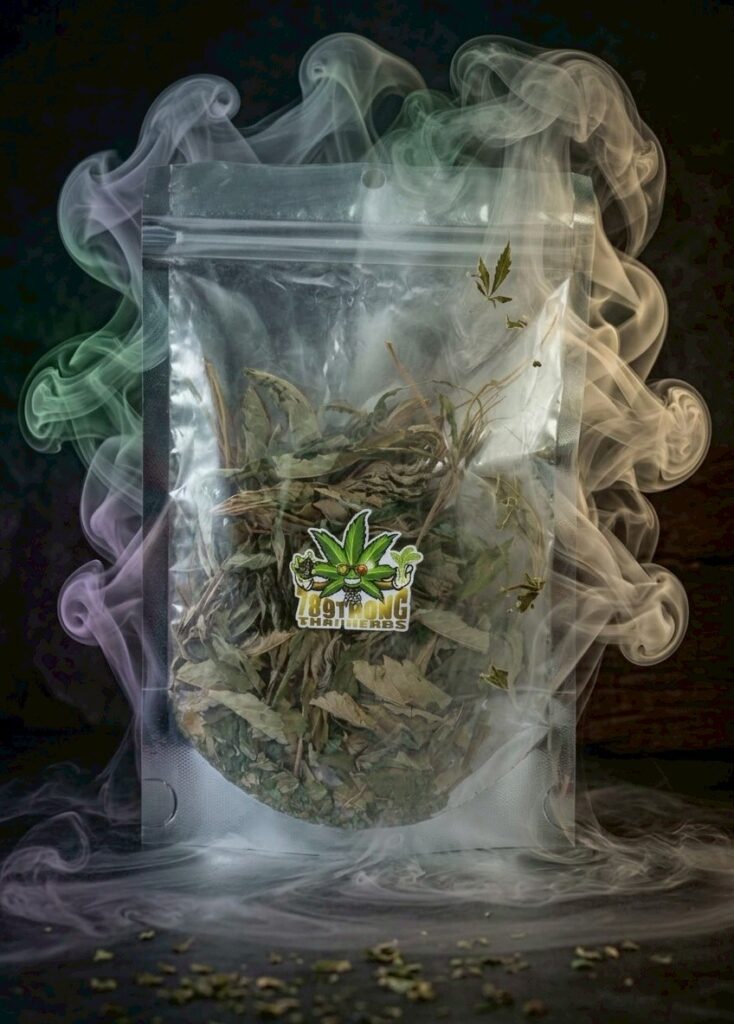 ใบกัญชงอบแห้ง