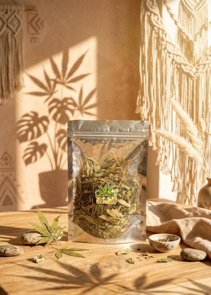 ใบกัญชงอบแห้ง