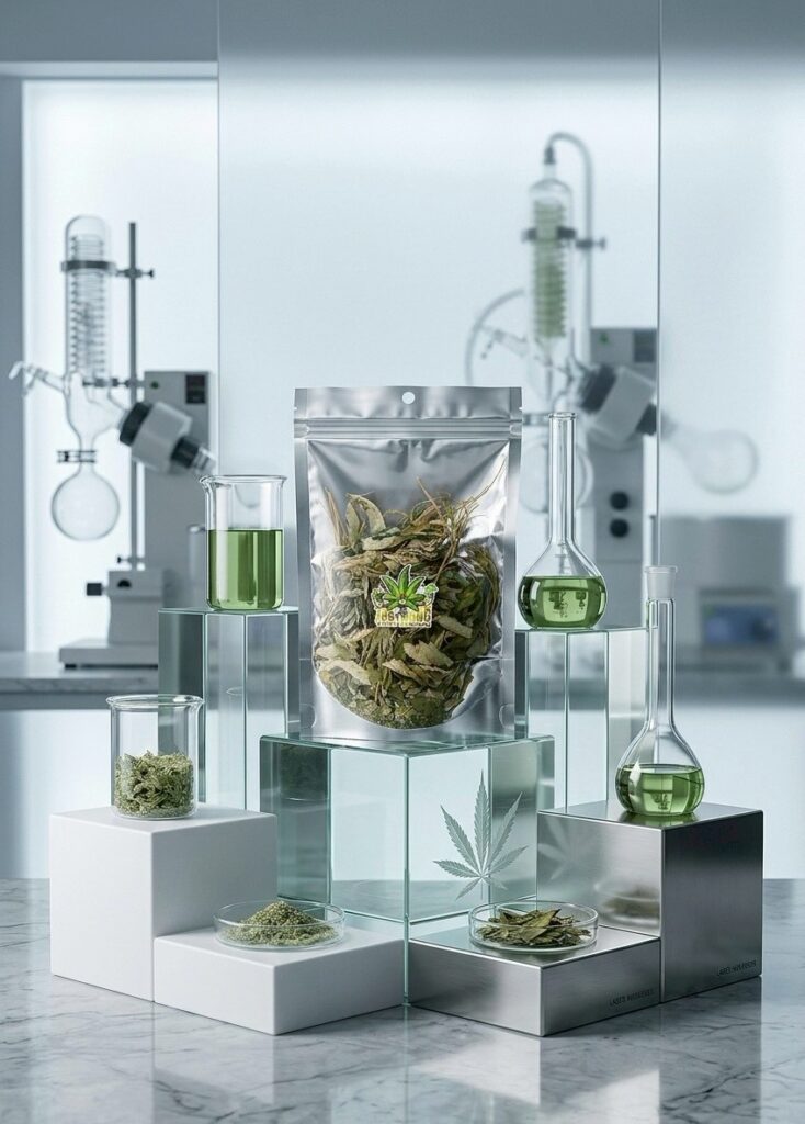 ใบกัญชงอบแห้ง